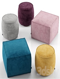 Muffin and Soap ottoman Calligaris