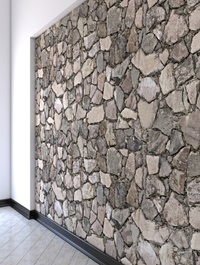 Butovaya masonry from natural stones