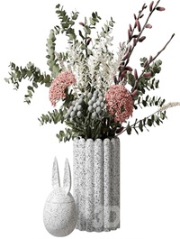 Bouquet in white vase