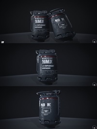 Hmx explosive grenade