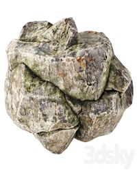 Cinematic Scanned Rock 01