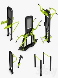Outdoor gym equipments