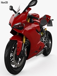 Ducati 1199 Panigale 2012 3D Model