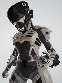 Wraith Cyber Ninja Apex Legends 3D model