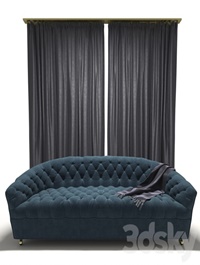 Tufted Classic Style Sofa