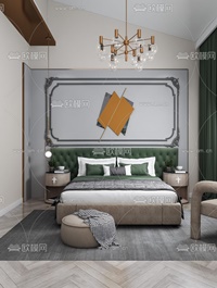 Modern, Style, Bedroom, 522