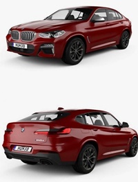BMW X4 M sport (G02) 2019 3D Model