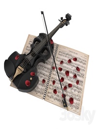 Skull violin