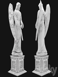 Angel sculpture