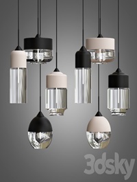 Moderne Hedendaagse Retro Art Metal Glazen Hanger Lampen