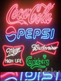 Light modules. Set 15. Neon