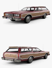 Ford Galaxie station wagon 1973