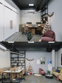 Christmas Office Room By TuanHoan