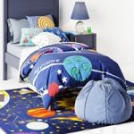 Bed Uptown Navy Blue Bed from Crate & Barrel curbstone Kids Uptown Navy Blue Nightstand