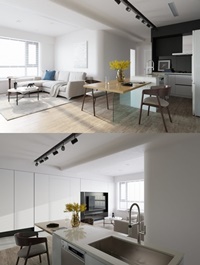 Interior ,Modern, Apartment ,11