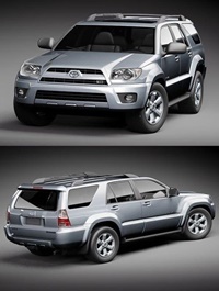 Toyota 4runner 2009 3D Model