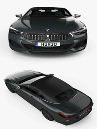 BMW 8 Series M850i convertible 2019 3D model