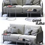 Ditre Italia ELLIOT 3-er Sofa