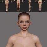 Female Nude 3D Model