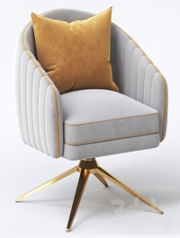 Roar Rabbit Pleated Swivel Chair