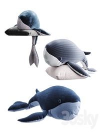 Whale toy set