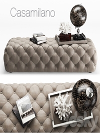 Casamilano Hyatt Ottoman 160