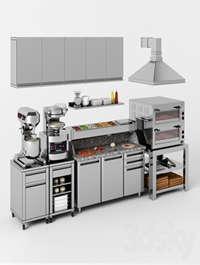 Equipment for pizzeria