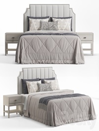 Princeton Step Rectangular Upholstered Bed