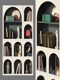 Bookcase Bonaldo set 02