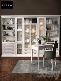 Selva bookcase Mirabeau set sections01