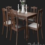 Upsala table and chairs