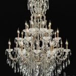 Chandelier Crystal Lux Hollywood SP16 + 8 + 8 Gold