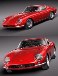 Ferrari 275 GTB 1964-1968 3D Model