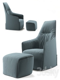 Armchair POLIFORM Santa Monika Lounge