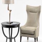 Gina Chair, Thad Lamp, Scheffield Round End Table