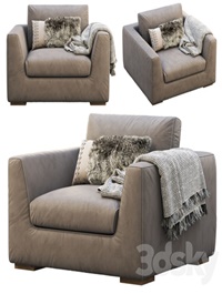 RH Modena Taper Arm Chair