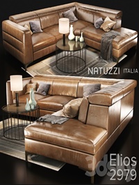 Sofa natuzzi Elios 2979 main