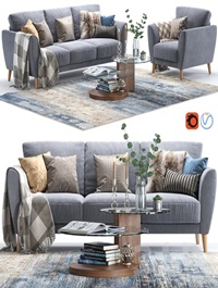 Aria sofa and armchair