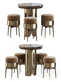 Gabriel Coffe Table and Feel Good Pouf