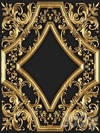 Stucco pattern. Rosette