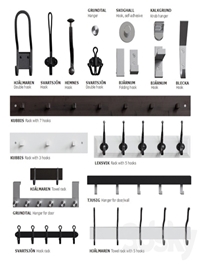 IKEA hooks and hangers