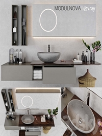 Set of bathroom furniture MODULNOVA Infinity_Decor