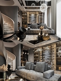 Living Room Interior Model Download by LuuAnh Van