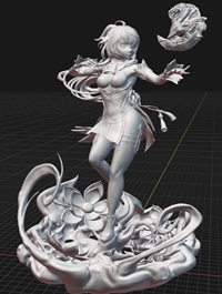 Ganyu – Genshin Impact – 3D Print Model