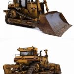 Heavy Bulldozer 3D Model