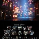 Kitbash 3D – Props Cyber Streets