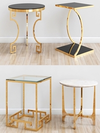 Gold side tables-2