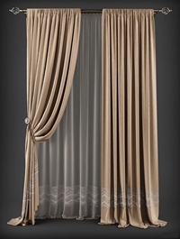 Curtains in a classic style