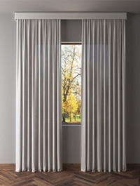 Grey curtain