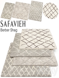 SAFAVIEH BERBER SHAG SET